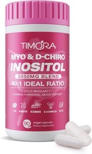 Premium 10-in-1 Myo-inositol  D-Chiro Inositol Supplement for Women, 90 Capsule