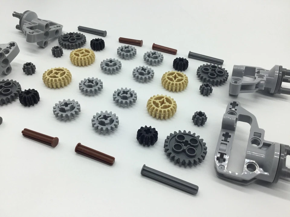 LEGO Technic Portalachse / Radnarbe / Achsen /Zahnräder Set 40 Teile Technik MOC - Bild 4 von 4