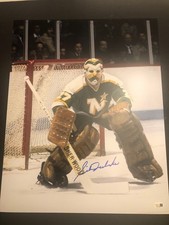 JSA Gilles Meloche Autographed 16x20 Signed Minnesota North Stars Photo 410