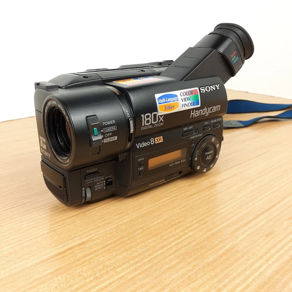 Камкордер цифровой с зумом Sony Handycam CCD-TR416 Video 8 180x с ночной съемкой протестирован - Изображение 4 из 4