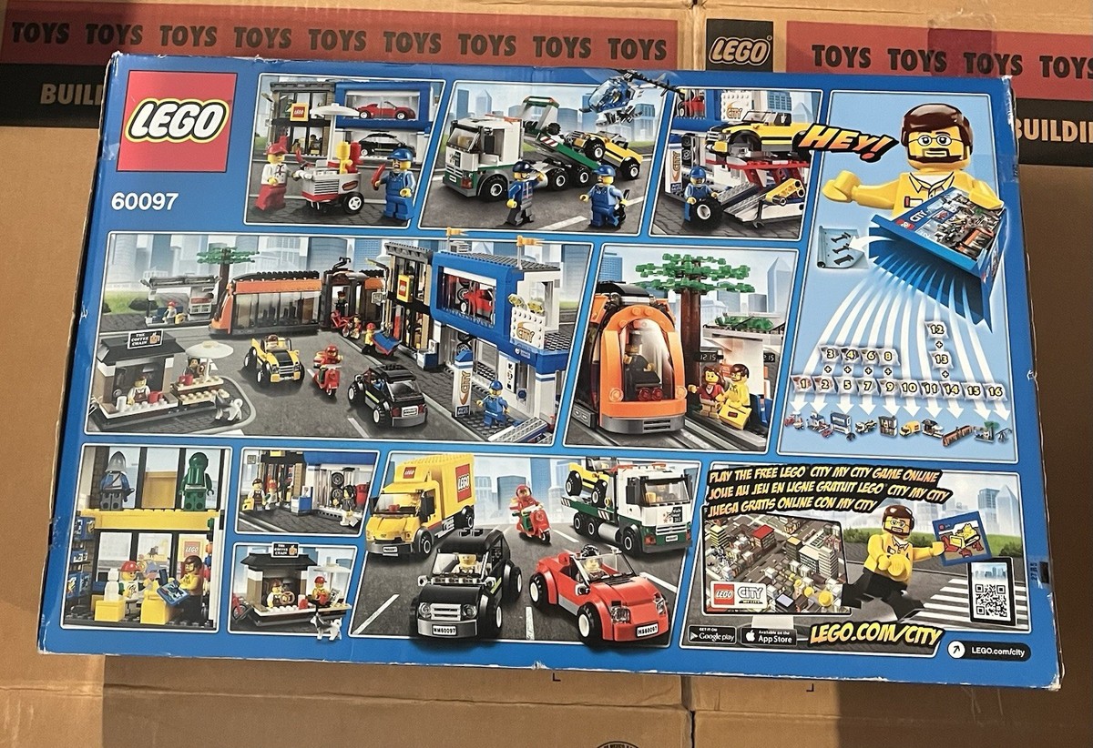 FTM袋 LEGO City 60097 City Square New Sealed, Damaged box, | eBay