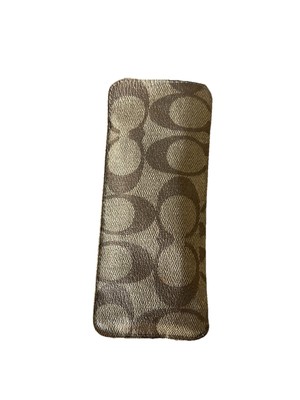 Coach Y2K Eyeglass Soft Case Pouch Travel Eyewear Canvas Bags Logo