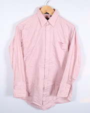 80s Christian Dior Monsieur Shirt Men's 16 / Large Pale Pink Cotton Blend VTG