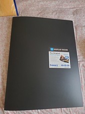 30 Pocket Binder with Plastic Sleeves 8.5x11 Black Heavy Duty Portfolio Black US