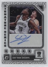 2023-24 Panini Donruss Optic Signature Series Day'Ron Sharpe #SS-DSP Auto 2x9