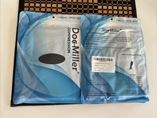 Lot of 2 Doc Miller Open Toe Compression Socks 20-30 mmHg Recovery Varicose BK