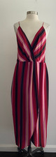 Wayf Striped Sleeveless Midi Dress Plus Size XXL New NWT