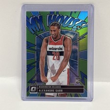 2024-25 Panini Donruss Optic - My House Alexandre Sarr #9 Lime Green Prizm /199