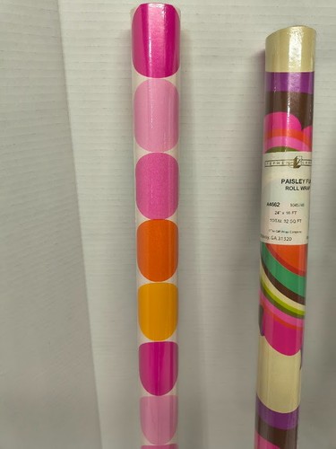 4 rollos de papel de envolver decorativo multicolor vintage Stephen Lawerence - Imagen 5 de 9