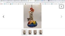 NWT 2021 Ariel Disney Sketchbook Ornament Little Mermaid Flounder Sebastian
