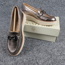 LifeStride Shoes Womens Size 7M Pewter Chelsea Bit Loafer Slip On Cushioned NWB