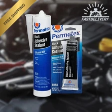 Permatex Black RTV Silicone Sealant 3 oz High Temp Gasket Maker Adhesive Tube US