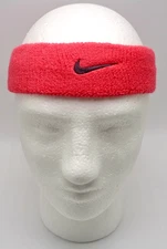 Nike Swoosh Headband Adult Dri-Fit Siren Red/Port Wine