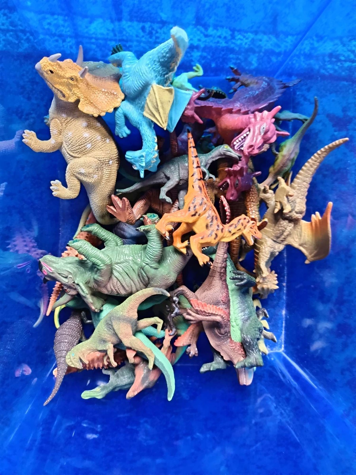 Konvolut Spielfiguren Dinosaurier und Drachen - gebraucht -