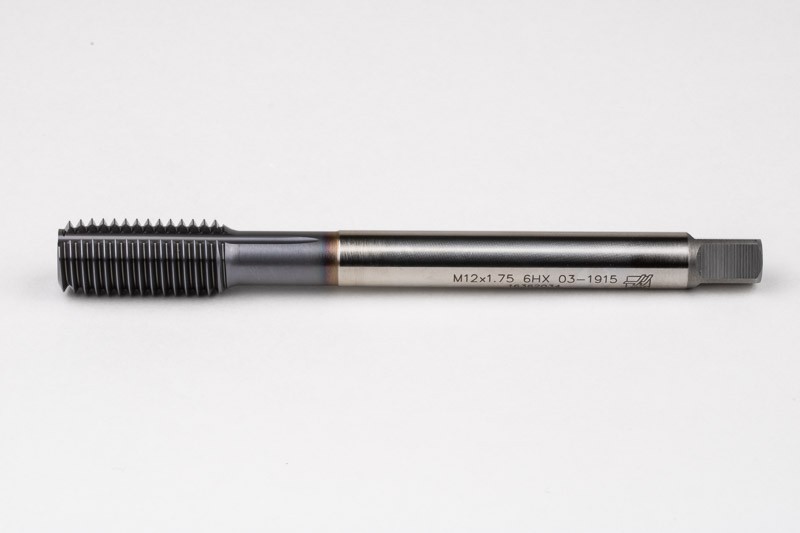 Haas M12x1.75 M HSS-PM Roll Tap, 9mm Shank x 24mm Thread Length, 3XD