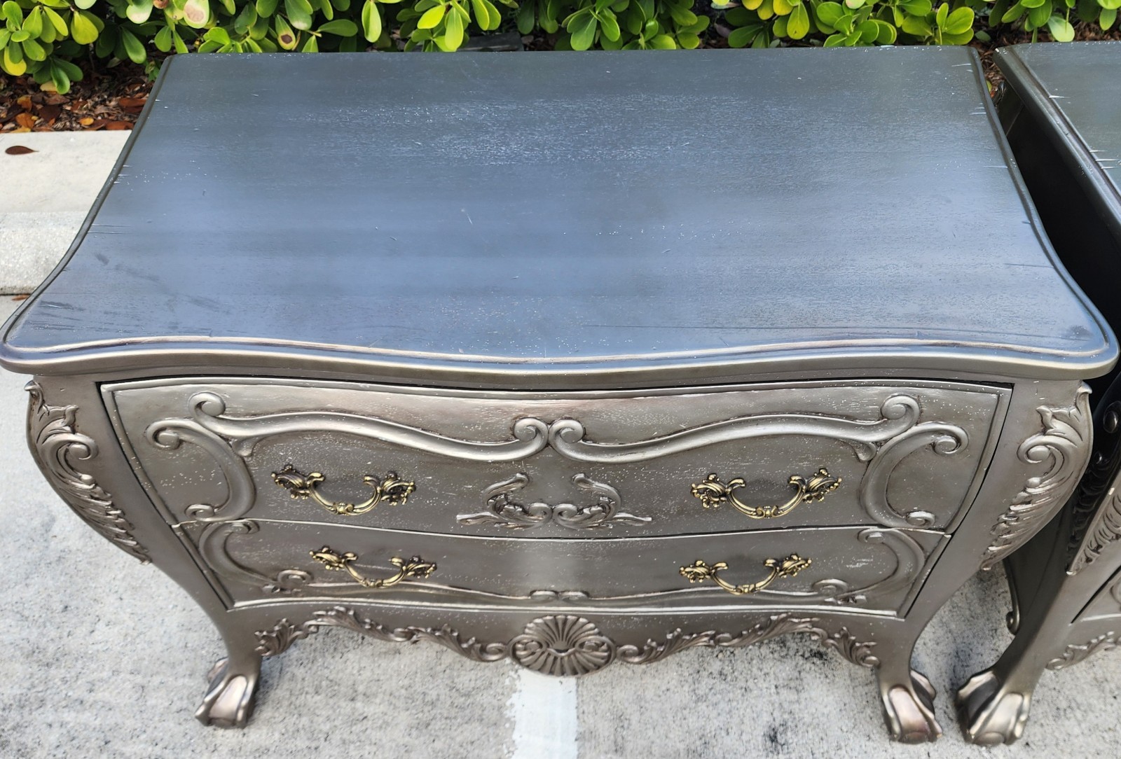 Vintage Baroque Rococo Chests Bombay Pair