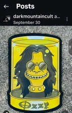 Dark Mountain Cult Ozzy Osbourne 1 Of A Kind Mood Mat, Maid In USA In 2025