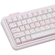 Cute Cream Keycap Set 145 Keys Cherry Profile Pink Keycaps PBT Custom Keycap ...