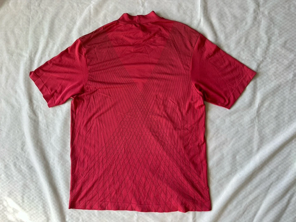 Nike Golf TW Tiger Woods Dri-FIT TW Vapor Mock-Neck Sunday RED Sz Large - Image 2 of 4