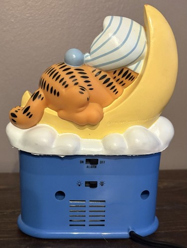 GARFIELD Sunbeam Sleeping Moon Wecker Nachtlicht Vintage 90er - Bild 4 von 10