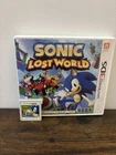 Sonic Lost World Nintendo 3DS Cartridge with Case Tested Working