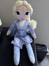 Disney Frozen II Elsa 22 Plush Doll with Dress  Yarn Hair