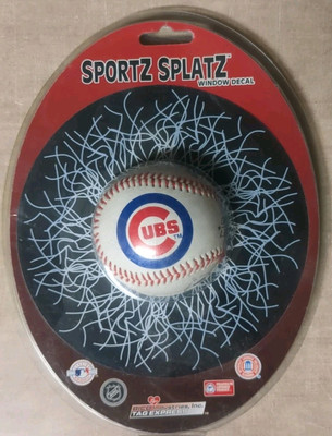 CHICAGO CUBS MLB BASEBALL Car Truck Man Cave Sportz 3D Window Decal NEW