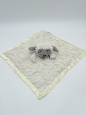 Mary Meyer Lamb Lovey Security Blanket Gray White Putty Baby Nursery Plush Toy