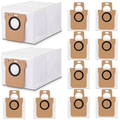 12 pcs Disposable Vacuum Dust Bag: for Dreame L10 Ultra/L10s Ultra/L20 Ultra/...