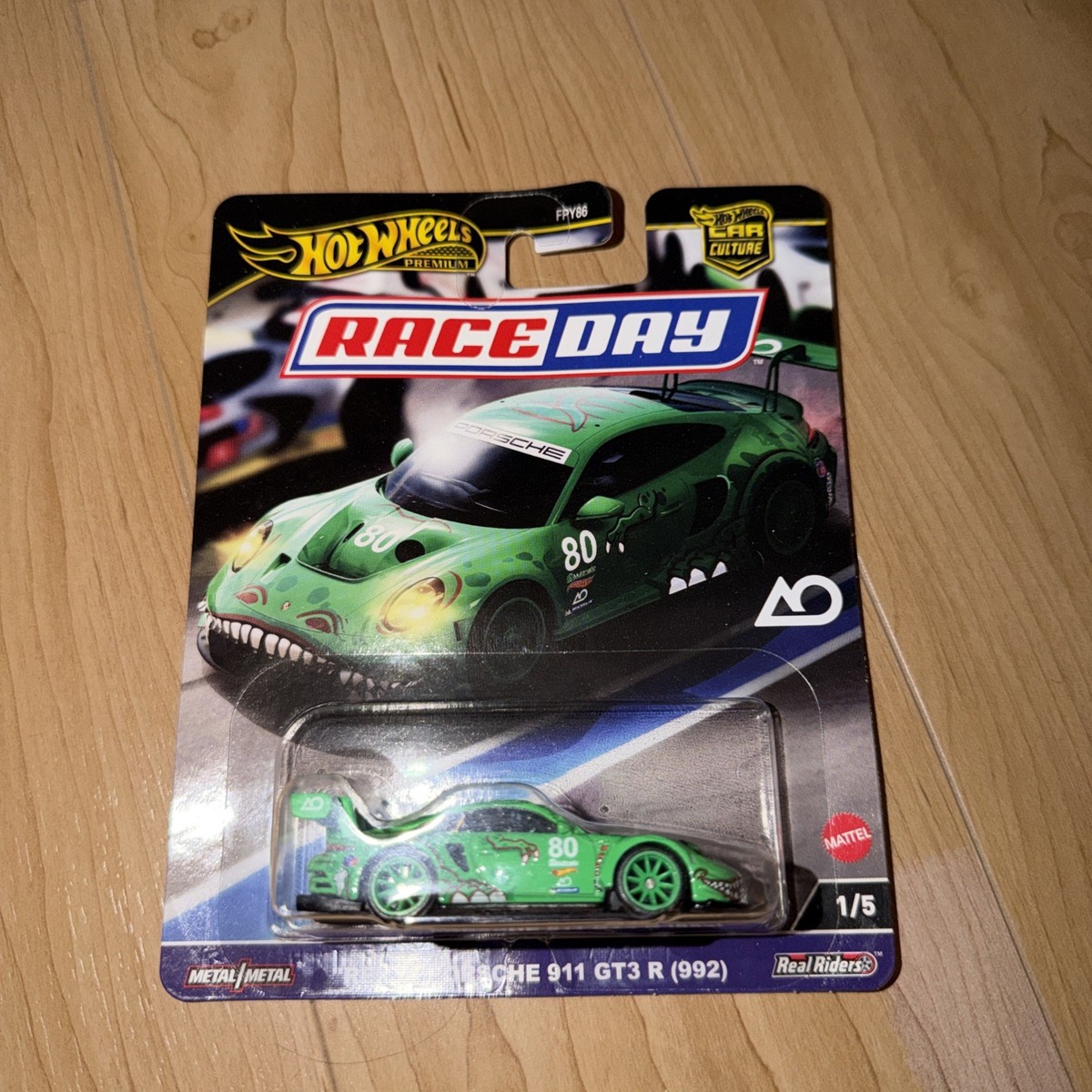 Hot Wheels Race Day Rexy Porsche 911 GT3 R (992) Green | eBay