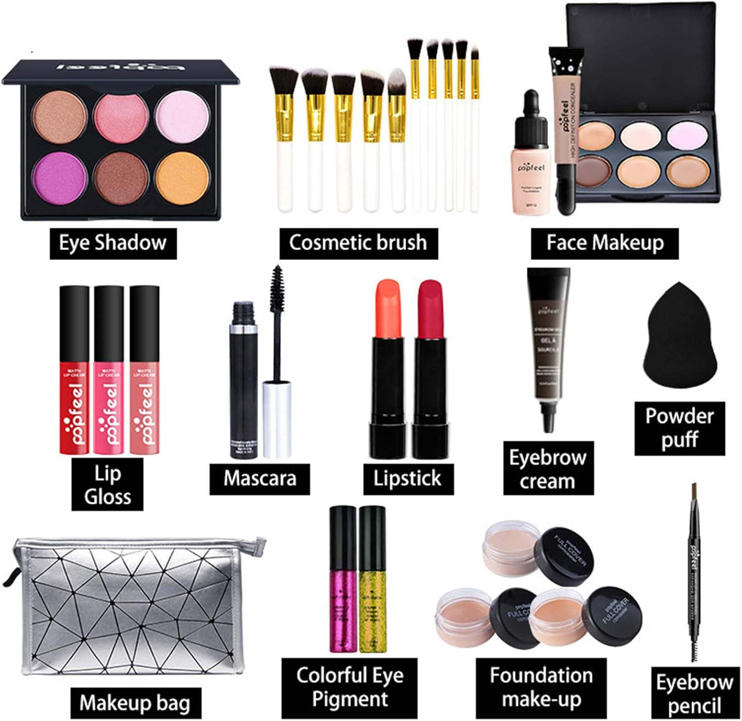 Professional Trucchi Donna Offerta,  Set Trucchi Make up Completo Kit Makeup Reg - 2