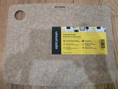 Epicurean Kitchen Series Cutting Board, 8-Inch × 6-Inch, Natural New