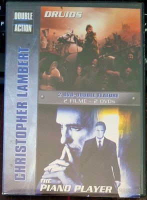2 DVDs Christopher Lambert ''Druids'' und ''Piano Player''  OHNE VERSANDKOSTEN !!!