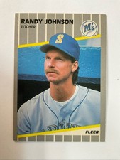 1989 Fleer Update RANDY JOHNSON Rookie RC Seattle MARINERS #U-59, HOFer