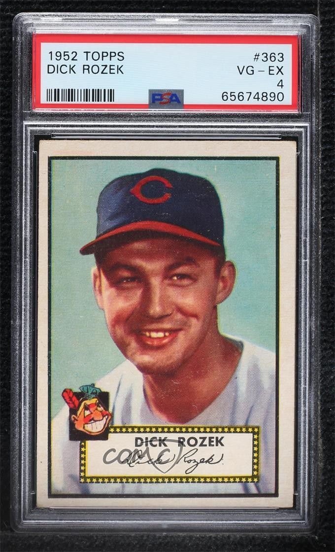 1952 Topps High # Dick Rozek #363 PSA 4 1q7