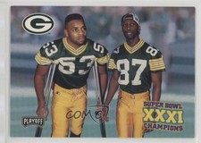 1997 Playoff Green Bay Packers Super Sunday Robert Brooks George Koonce #35 0uf1
