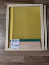 Screen Printing Frame 19  3/4 by 16 2 200 Mesh and Squeegee