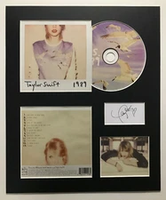TAYLOR SWIFT - Signed Autographed - 1989 - Album Display