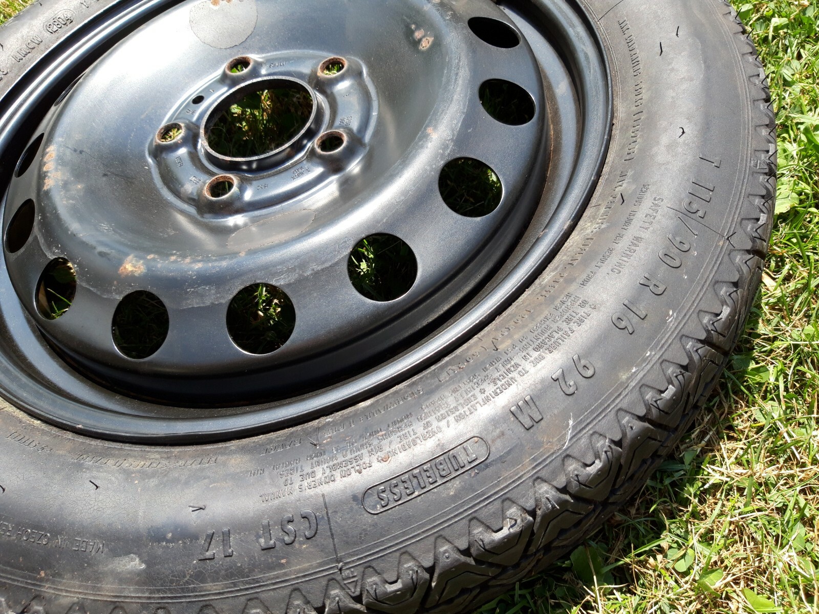 OEM BMW 3 Series E46 E90 Z3 Trunk Spare Steel Wheel Chock Lug Wrench