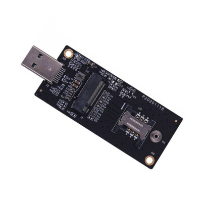 CY USB 3.0 Adapter Riser Card to WWAN NGFF M.2 Key-B w SIM For 3G/4G/5G LTE Card