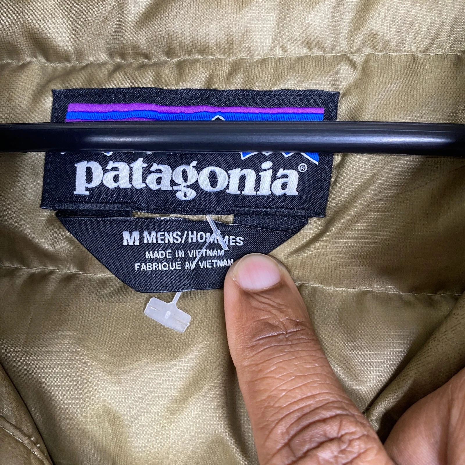 patagonia snap t puffer goose down ribbed jacket