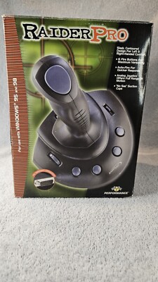 Vtg Raider Pro Joystick P-210 USB PC Computer Plug&Play, New, Open Box SEE PICS 