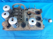 TELAIO Radio d'epoca '30s TELEFUNKEN UNTESTED Ricambi NO Valvole TRASFORMATORE !