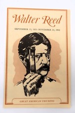 Vtg Longines Symphonette Society Walter Reed Great American Triumphs Pamphlet