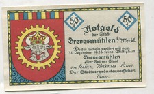 Pieniądze awaryjne: Grevesmühlen Meklemburgia 1 sztuka (441)