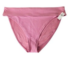 NWT Old Navy Womens SZ 3X Classic Shine Pink Bikini Bathing Banded Separate
