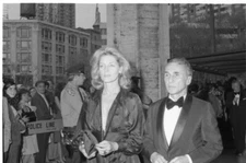 Lauren Bacall 1970's elegant dress New York Candid Original 35mm Camera Negative