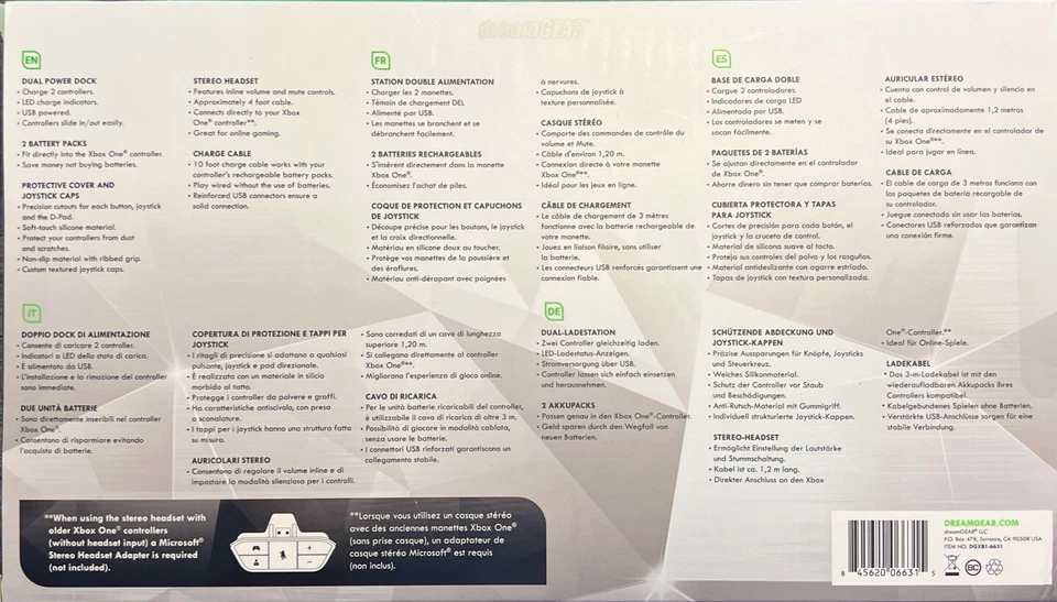 DreamGear Gamer's Kit 8 PC Advanced Gaming Accessories Kit for XBOX ONE - Image 2 of 3