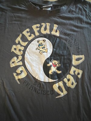 Official Grateful Dead T-shirt, San Francisco Ying Yang bears logo size medium 
