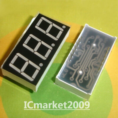5 PCS 3 Digit 0.56 inch Green NUMERIC LED DISPLAY COMMON ANODE 3Bit LD-5361BG #E